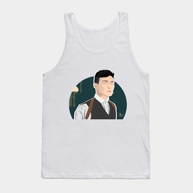 Peaky Blinders - Tommy Shelby Tank Top by spunkbadran